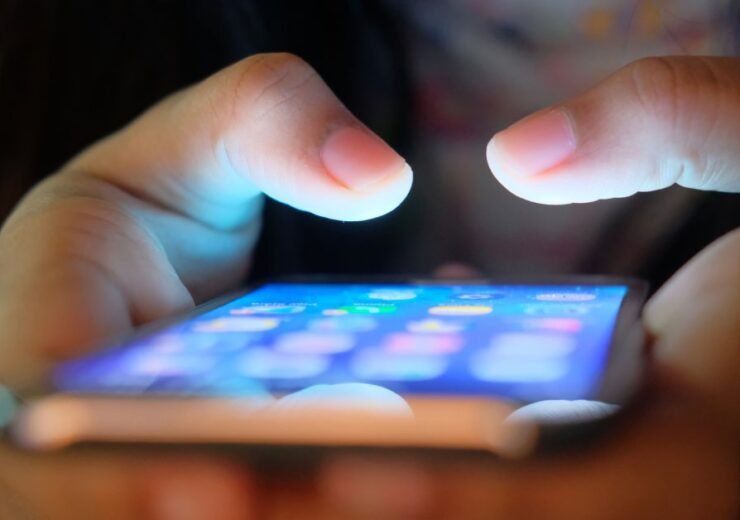 Women use mobile application software on smartphone phone