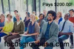 Nationwide Focus Group about Trial Social Issues $200